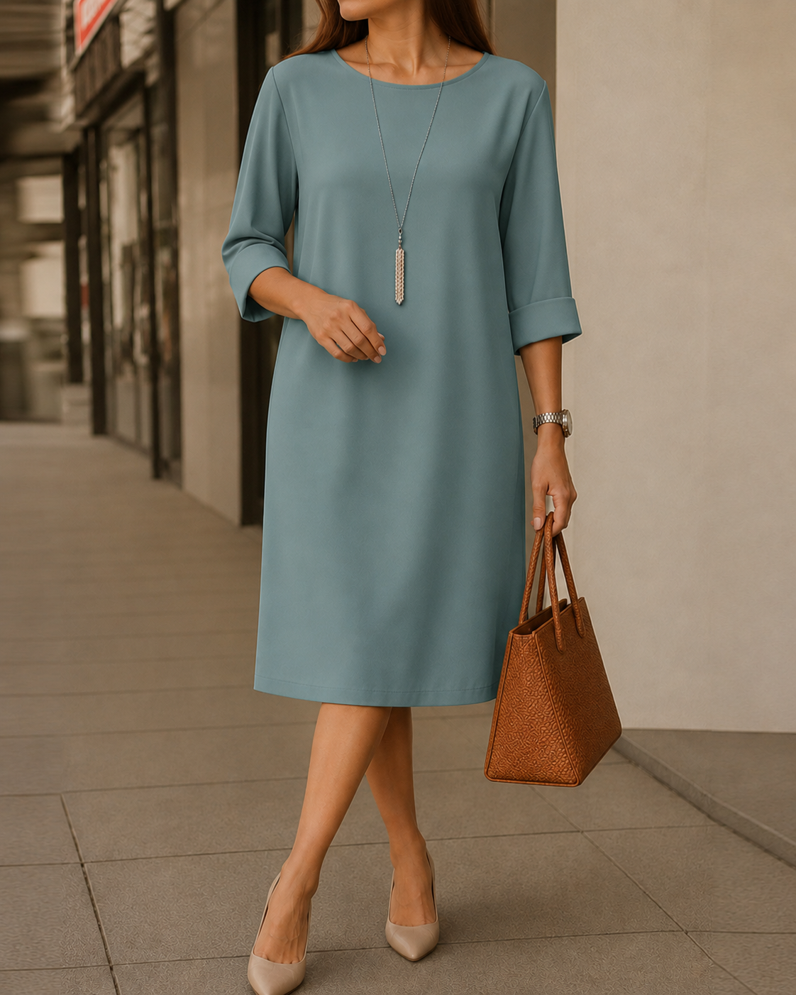 Odette™ | Effortless Comfort Midi Dress