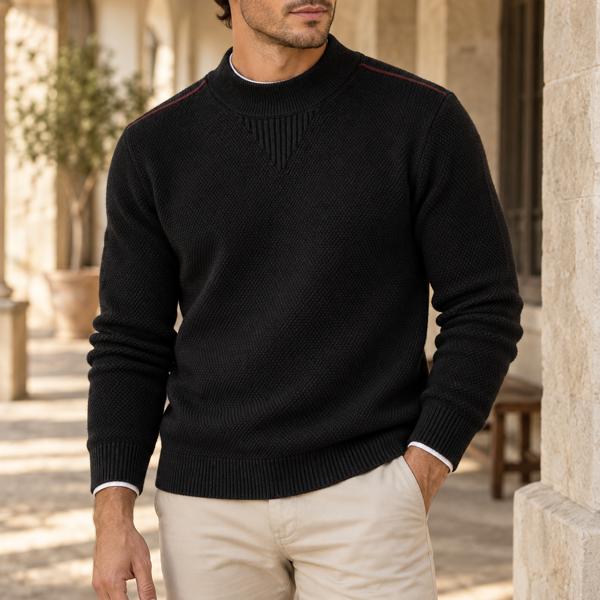 Merrick Jacquard Sweater