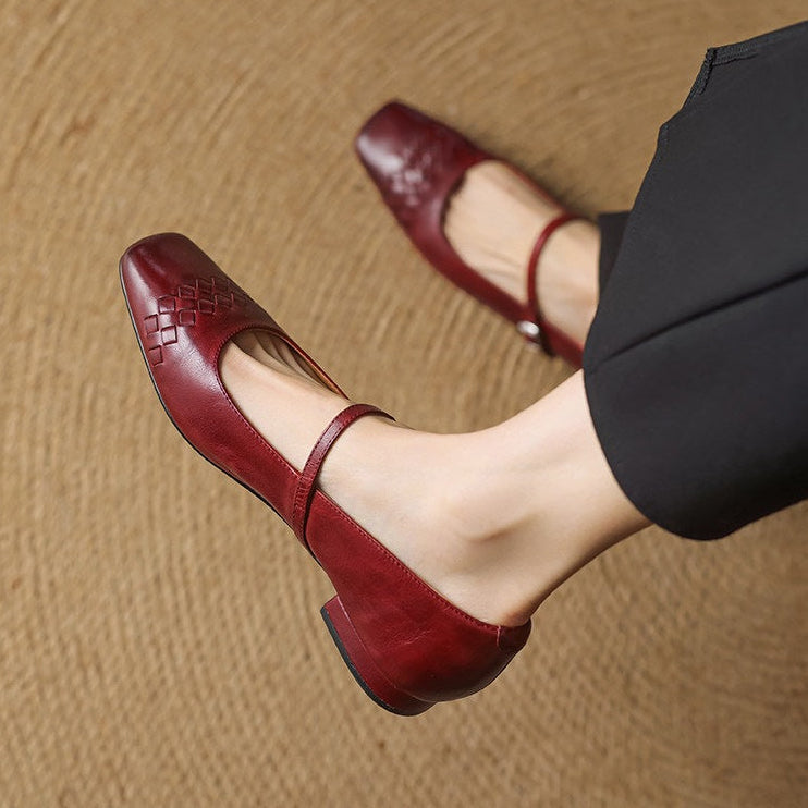 CARLEN GENIUNE LEATHER MULES