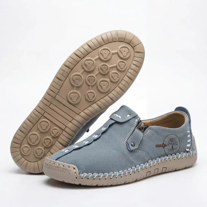 Vera™ – Hand-Stitched Slip-On Comfort Loafers | No-Bend Zipper, Wide Toe Box & All-Day Comfort