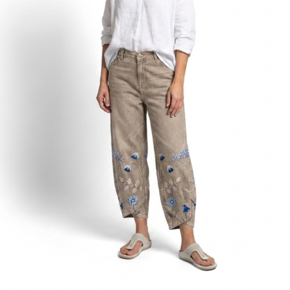 Viola™ | Embroidered Comfort Trousers