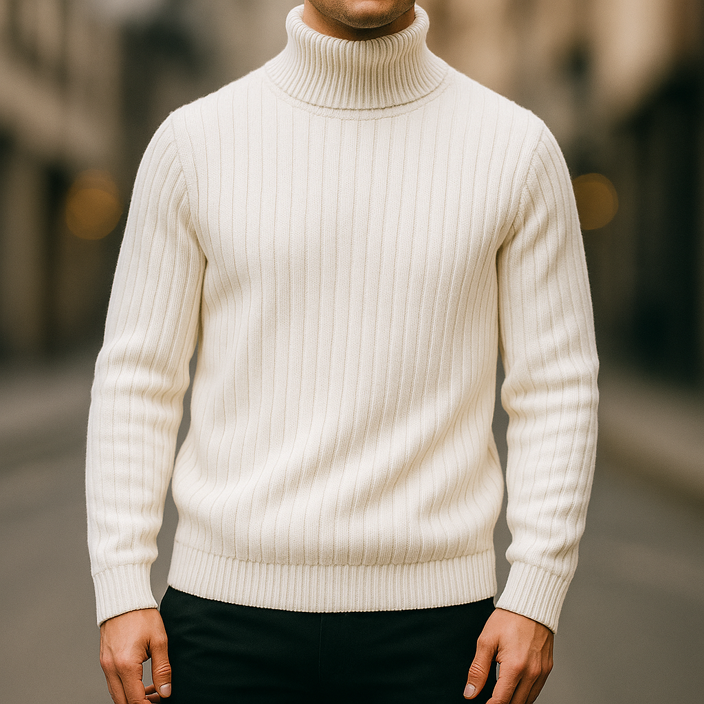 Verrin Ribbed Turtleneck