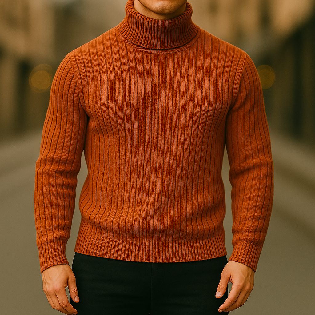 Verrin Ribbed Turtleneck