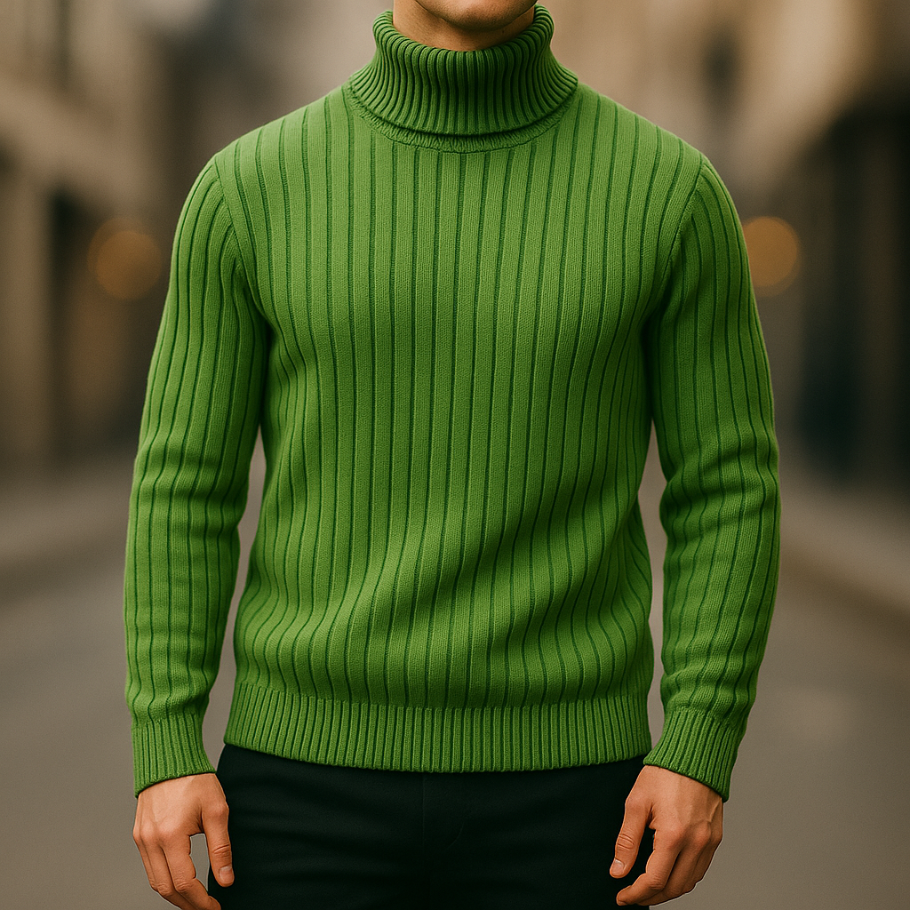 Verrin Ribbed Turtleneck