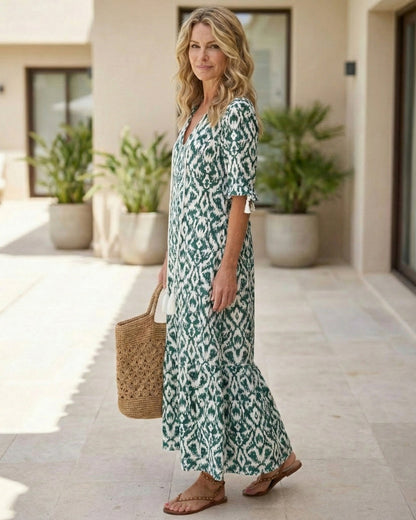 Printed Maxi Dress
