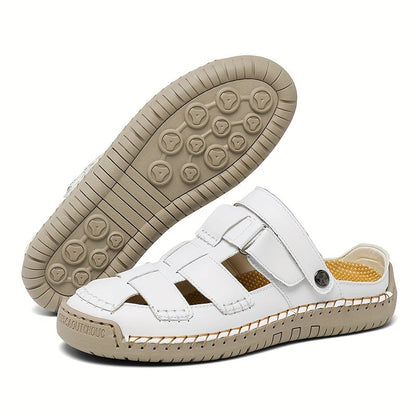 Soraya™ – Adjustable Closed-Toe Comfort Sandals | Hook-&-Loop Straps, Wide Toe Box & All-Day Comfort