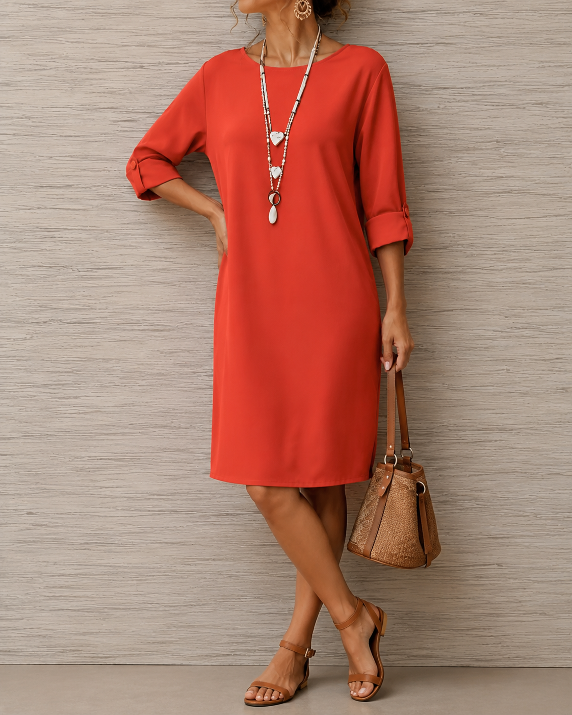 Odette™ | Effortless Comfort Midi Dress