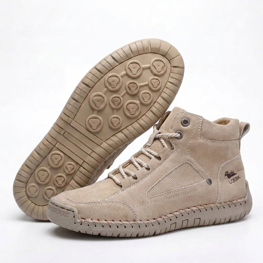 Elina™ – Mid-Top Comfort Sneakers for Women | Hand-Stitched, Wide Toe Box & Anti-Slip Sole