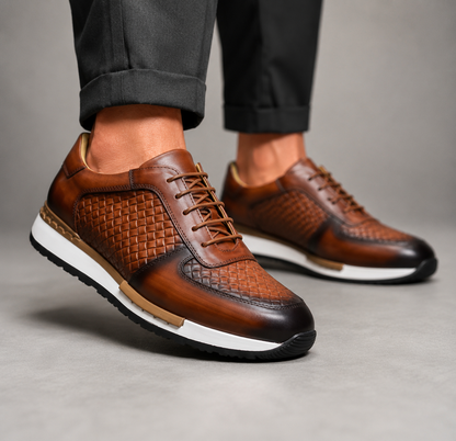 JOHN MILLER LEATHER SNEAKERS
