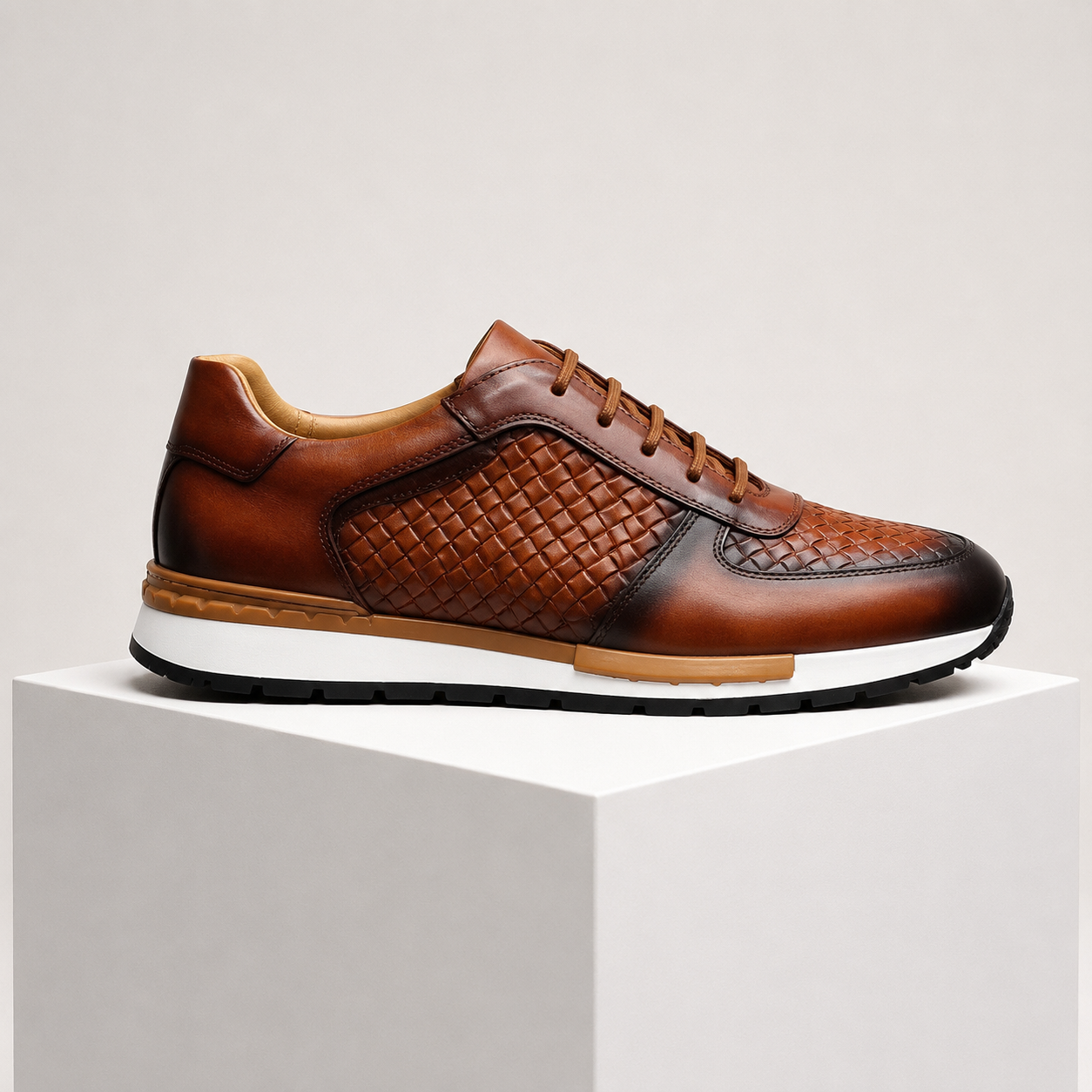 JOHN MILLER LEATHER SNEAKERS