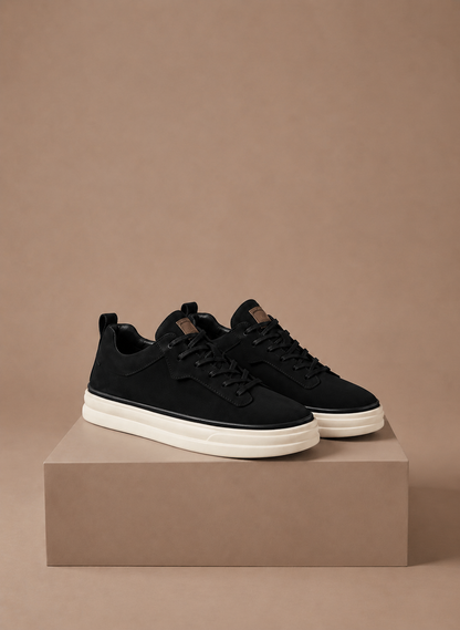 Men's Suede Sneakers – Classic Smart Casual Slip-On | Sorteva