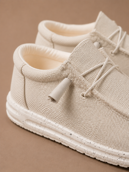 Men's Breathable Summer Loafers – Lightweight Linen | Sorteva