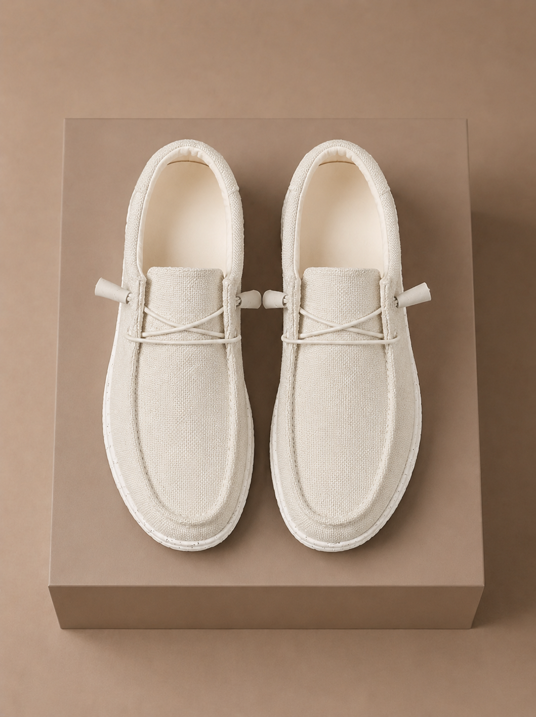 Men's Breathable Summer Loafers – Lightweight Linen | Sorteva