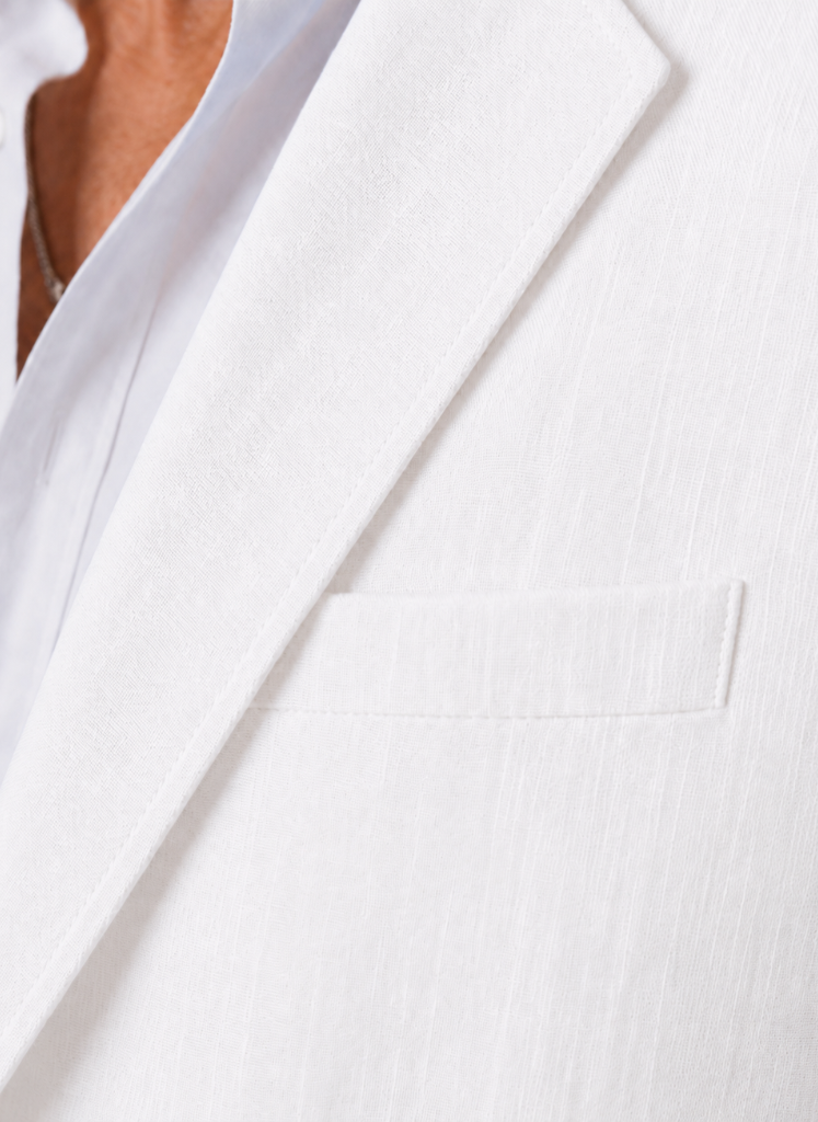 Men's Linen Style Blazer – Tailored Smart Casual Lightweight | Sorteva