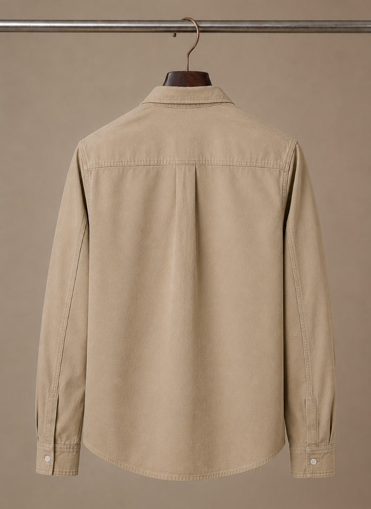 Men's Classic Button-Up Shirt – Smart Casual Relaxed Fit | Sorteva