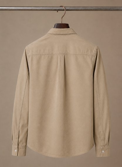 Men's Classic Button-Up Shirt – Smart Casual Relaxed Fit | Sorteva