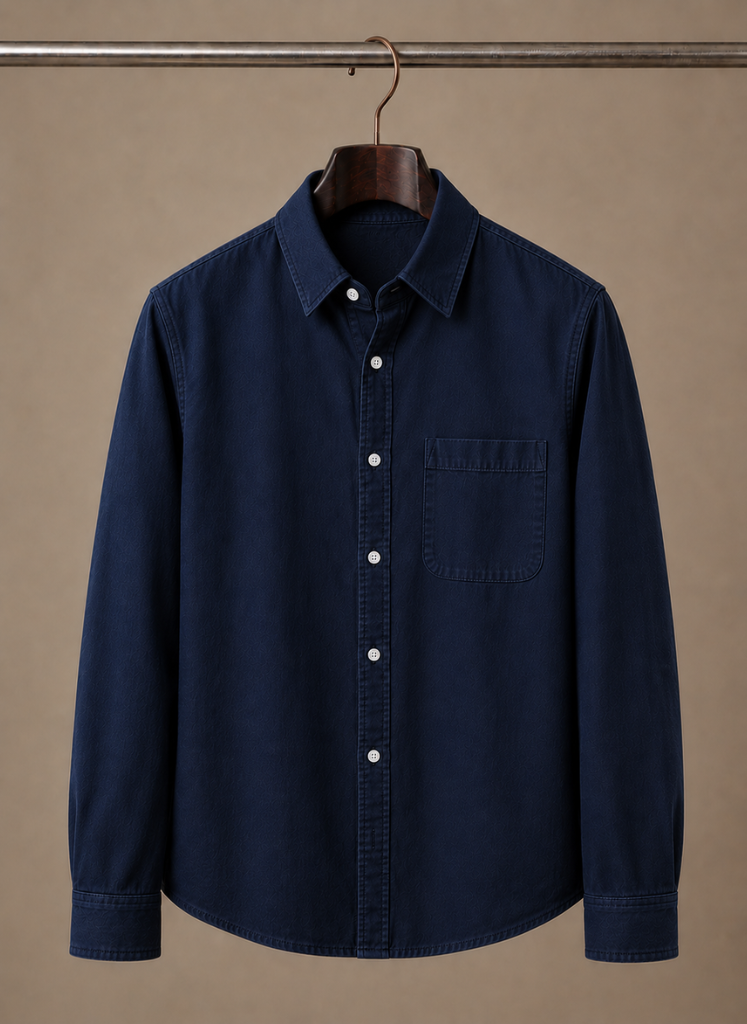 Men's Classic Button-Up Shirt – Smart Casual Relaxed Fit | Sorteva