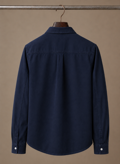 Men's Classic Button-Up Shirt – Smart Casual Relaxed Fit | Sorteva