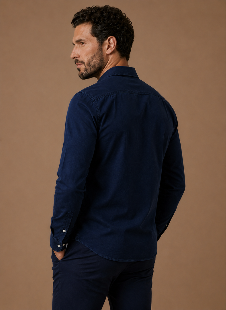 Men's Classic Button-Up Shirt – Smart Casual Relaxed Fit | Sorteva