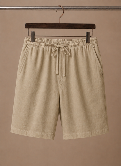 Men's Cotton Linen Shorts – Relaxed Fit Summer | Sorteva