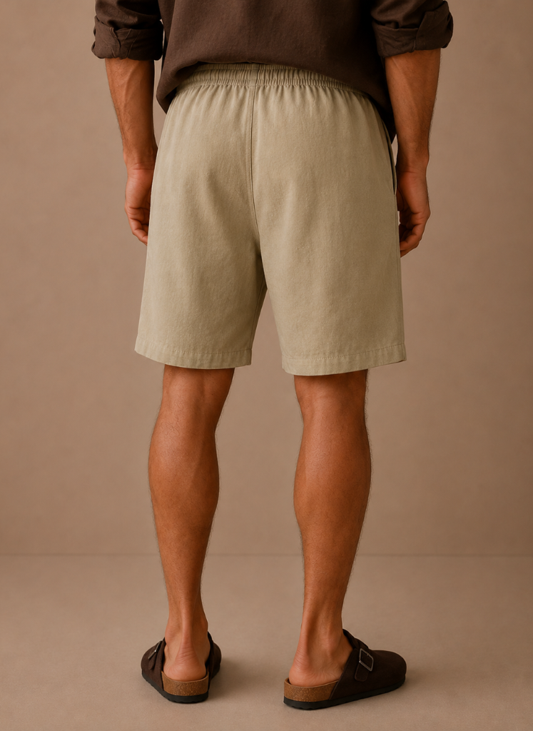 Men's Cotton Linen Shorts – Relaxed Fit Summer | Sorteva