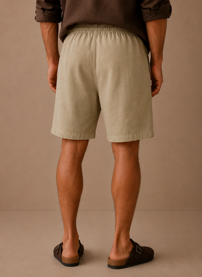 Men's Cotton Linen Shorts – Relaxed Fit Summer | Sorteva
