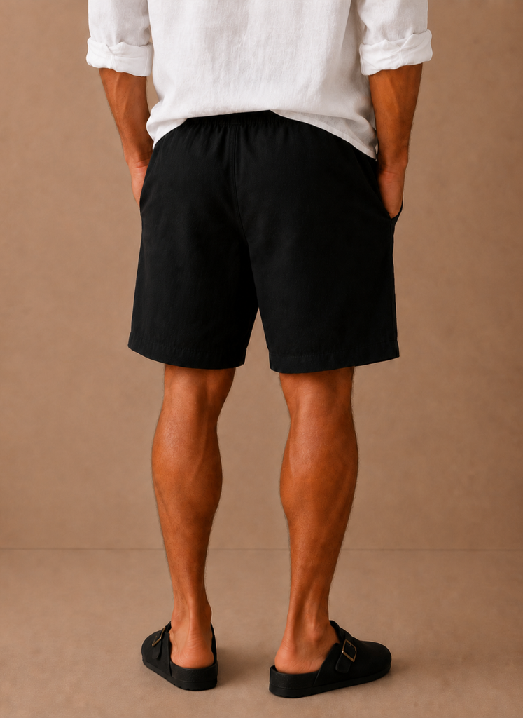 Men's Cotton Linen Shorts – Relaxed Fit Summer | Sorteva