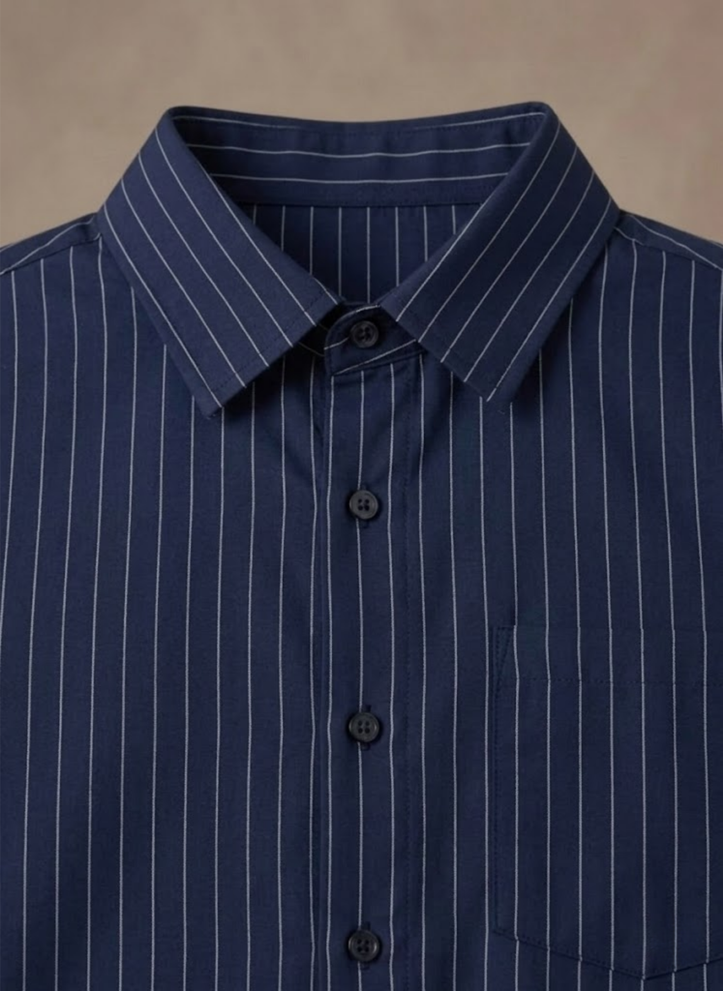 Men's Cotton Striped Shirt – Classic Button-Up | Sorteva