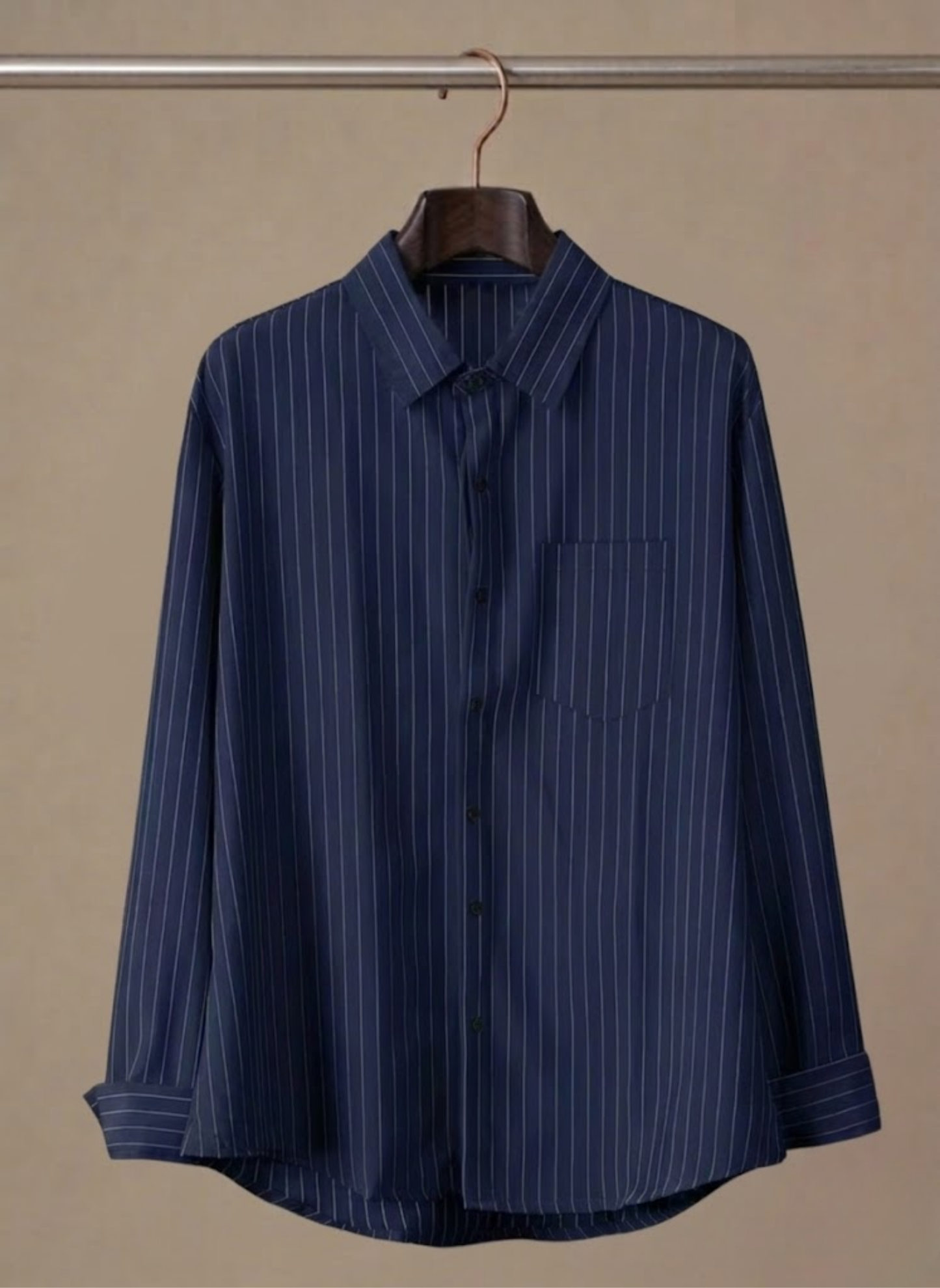 Men's Cotton Striped Shirt – Classic Button-Up | Sorteva