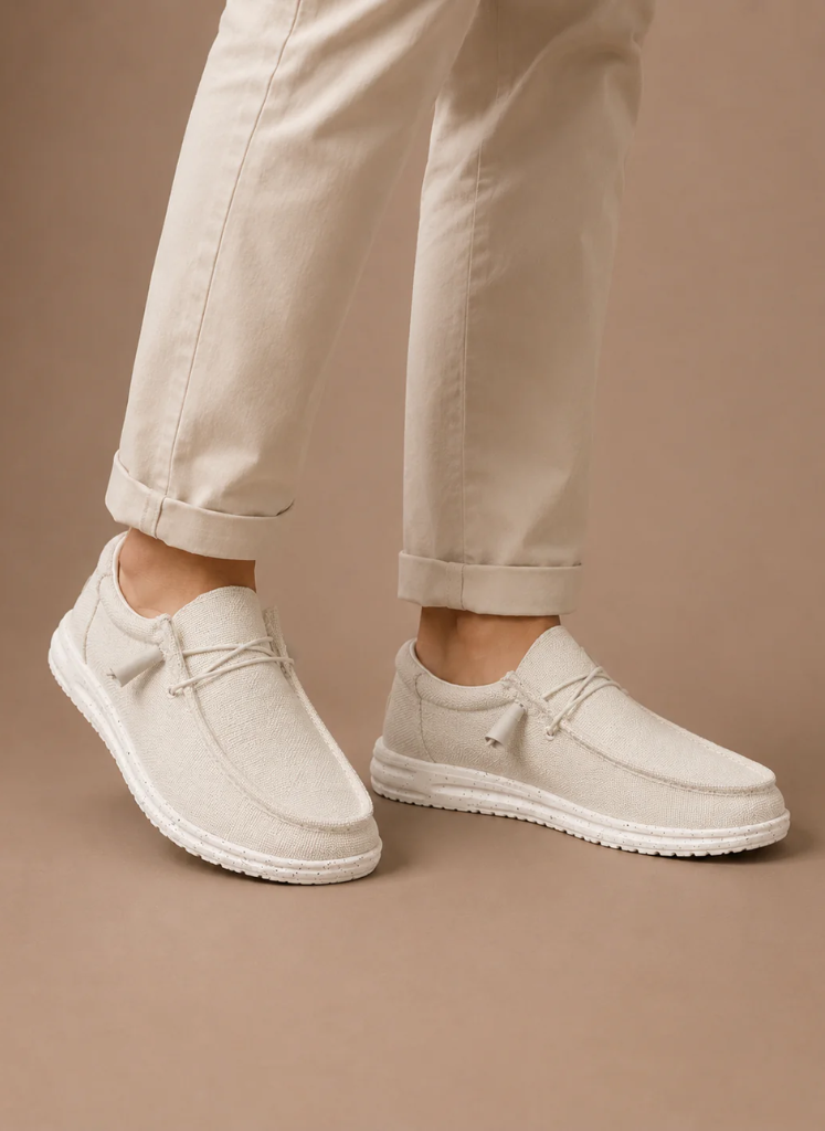 Men's Breathable Summer Loafers – Lightweight Linen | Sorteva