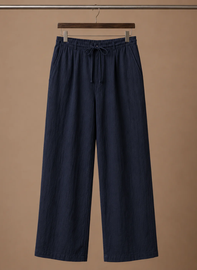 Men's Linen Blend Trousers – Lightweight Smart Casual | Sorteva