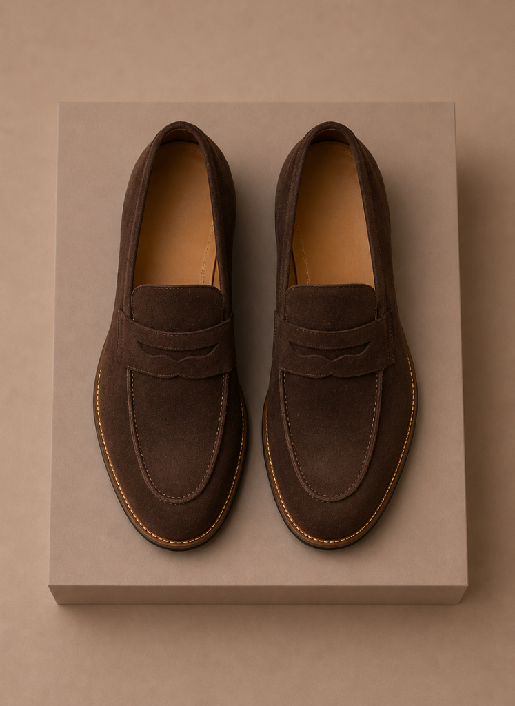 Men's Penny Loafers – Smart Casual & Formal Suede Shoes | Sorteva