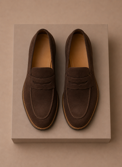Men's Penny Loafers – Smart Casual & Formal Suede Shoes | Sorteva