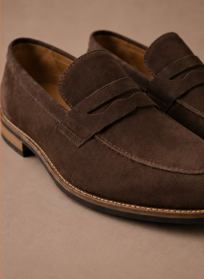 Men's Penny Loafers – Smart Casual & Formal Suede Shoes | Sorteva