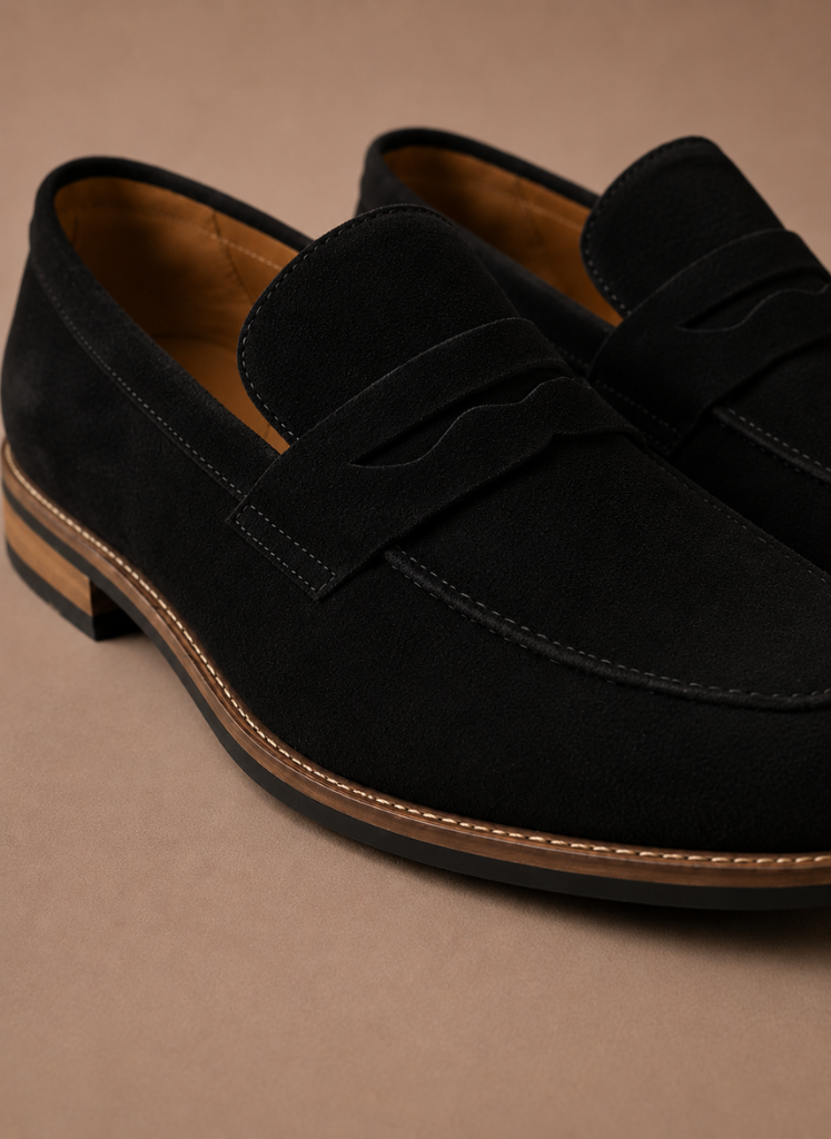 Men's Penny Loafers – Smart Casual & Formal Suede Shoes | Sorteva