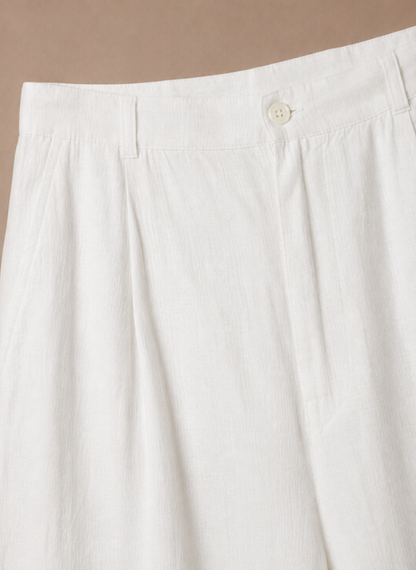 Men's Linen Style Summer Trousers – Relaxed Fit | Sorteva