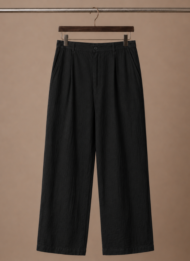 Men's Linen Style Summer Trousers – Relaxed Fit | Sorteva