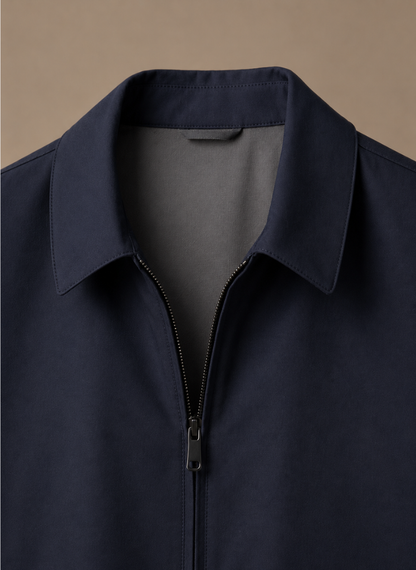 Men's Polo Collar Jacket – Lightweight Smart Casual Coat | Sorteva