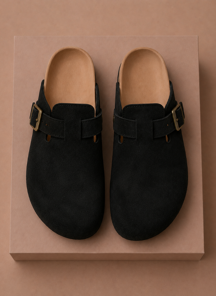 Men's Suede Slip-On Clogs – Comfortable Everyday Shoes | Sorteva