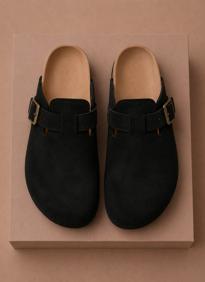 Men's Suede Slip-On Clogs – Comfortable Everyday Shoes | Sorteva