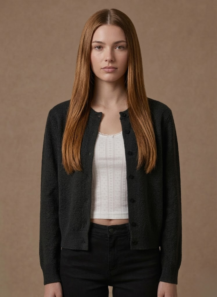 Women's Cropped Knit Cardigan – Lightweight Spring Layer | Sorteva