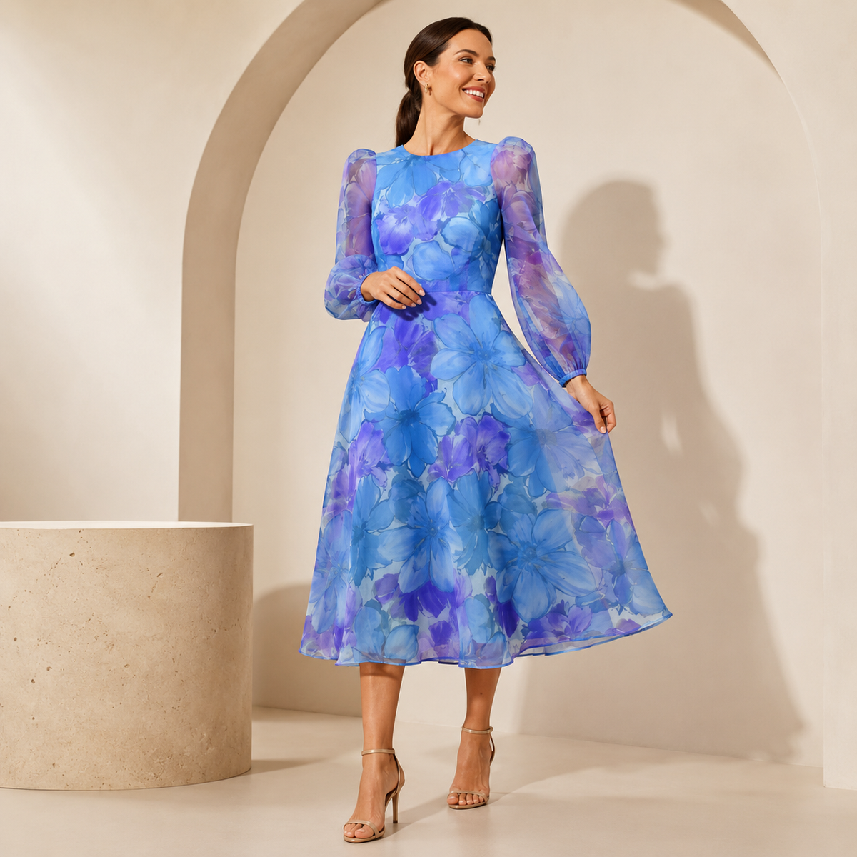 Genevra Bloom Midi Dress
