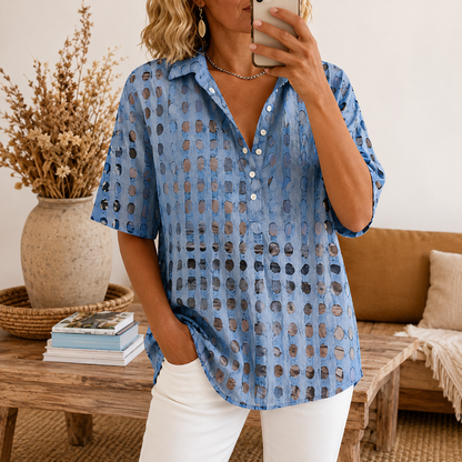 Prudence | Elegant Collar Blouse