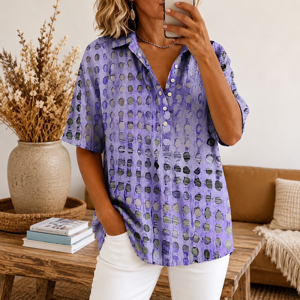Prudence | Elegant Collar Blouse