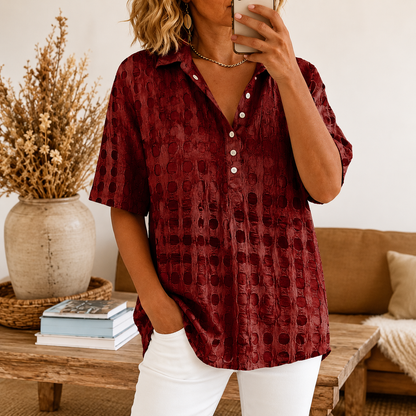 Prudence | Elegant Collar Blouse