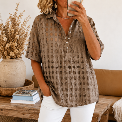 Prudence | Elegant Collar Blouse