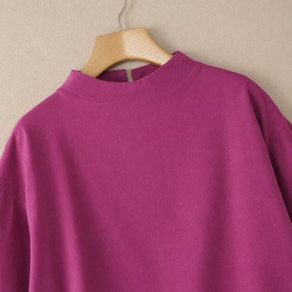 Amélie Mock Neck Blouse