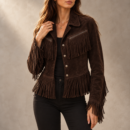 Harlow Fringe Jacket