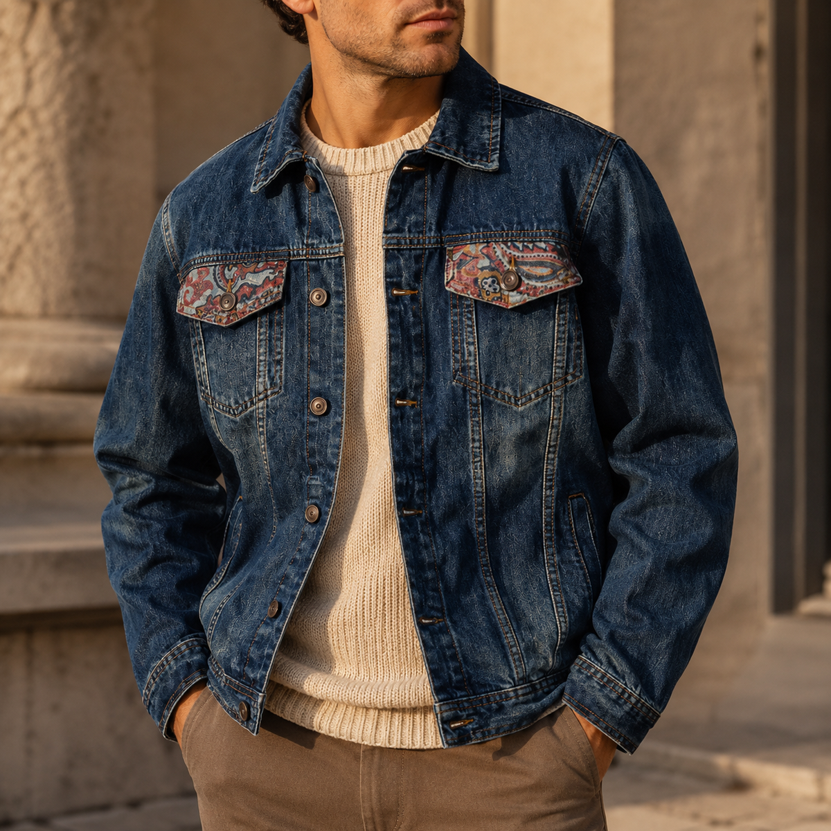 Marlowe Denim Trucker Jacket