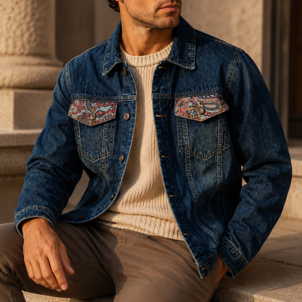 Marlowe Denim Trucker Jacket